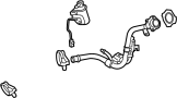 Image of Fuel Filler Neck image for your 2012 Hyundai Genesis   