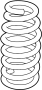 Image of Coil Spring (Rear) image for your 2012 Hyundai Tucson 2.4L A/T FWD GLS Sport Utility 