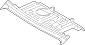 Image of Package Tray (Rear) image for your 2008 Hyundai Azera   