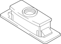 Image of License Plate Light Assembly (Left) image for your 2021 Hyundai Accent   
