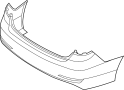 Image of Bumper Cover (Rear, Upper) image for your 2021 Hyundai Accent   