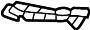 View Clip. Retainer. Bracket. Cover. Bumper. (Front, Upper, Lower) Full-Sized Product Image