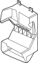 Image of AIR GUIDE - INTERCOOLER. image for your 2021 Hyundai Sonata  Limited Sedan 