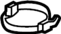 Image of Intercooler Pipe Clamp (Upper, Lower) image for your 2021 Hyundai Sonata   