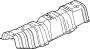 Image of Shield. Heat. Protector. (Front). Exhaust Heat Shield. image for your Hyundai