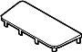 Image of GRILLE ASSEMBLY - CENTER SPEAKER. image for your Hyundai Sonata  