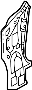 Image of Body A-Pillar (Right, Front) image for your 2007 Hyundai Tiburon   