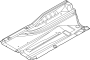 Image of Floor Pan Splash Shield (Left, Rear) image for your 1995 Hyundai Sonata  GL Sedan 