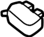 Image of Cap - Hook. Tow Eye Cap. (Rear) image for your Hyundai Sonata  