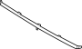 Image of Molding. MOULDING - Bumper. (Right, Rear) image for your Hyundai Sonata  