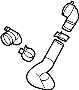 Image of Radiator Coolant Hose (Upper) image for your Hyundai