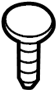 View Screw. Grille. (Front, Upper, Lower) Full-Sized Product Image