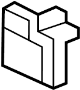 View Molding. Retainer. Clip. (Upper) Full-Sized Product Image