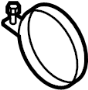 Image of Engine Air Duct Clamp (Rear) image for your 2025 Hyundai Kona   