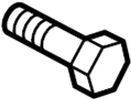 View Bolt. Mount. Bracket. Support. (Front, Rear, Upper, Lower) Full-Sized Product Image