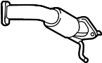 Image of MUFFLER. Pipe. Exhaust. ASSEMBLY - FRONT. Front. Exhaust Pipe. Tailpipe. image for your Hyundai
