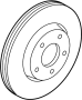 View Disc Brake Rotor (Front) Full-Sized Product Image