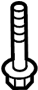 View Bolt. Arm. Control. Cntl. Mount. (Front, Rear, Upper, Lower) Full-Sized Product Image