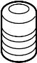 View Bumper. Coil Spring Damper. STRUT BUMPER. Suspension Strut Bumper.  Full-Sized Product Image