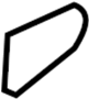 View Exterior Door Handle Gasket (Front) Full-Sized Product Image