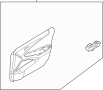 Image of Door Interior Trim Panel (Right, Front) image for your 2015 Hyundai Sonata   