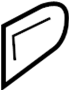 View Exterior Door Handle Gasket (Front) Full-Sized Product Image 1 of 4