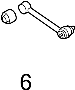 View Bushing. Arm. Lateral. (RR). Suspension. (Rear, Upper, Lower) Full-Sized Product Image