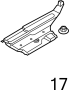 View Cover. Clip. Under. Retainer. Shield. (Front, Rear) Full-Sized Product Image