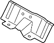 Image of Bracket. Seat. (Rear). A Bracket for a floor. image for your 2012 Hyundai Sonata   