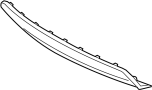 Image of Valance Panel (Rear, Lower) image for your 2020 Hyundai Veloster N   