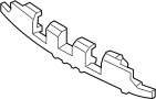 Image of Bumper Impact Absorber (Right, Rear) image for your 2012 Hyundai Sonata   