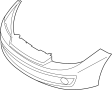 Image of Bumper Cover (Front, Lower) image for your 2005 Hyundai Elantra