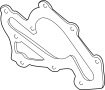 View Engine Water Pump Gasket Full-Sized Product Image