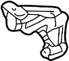 View Bracket. Mount. Engine. Support. (Rear) Full-Sized Product Image