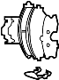 Image of Disc Brake Pad Set (Front) image for your 2012 Hyundai Elantra   