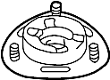Image of Suspension Strut Mount (Upper) image for your 2022 Hyundai Elantra  SE Sedan 