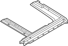 Image of Sunroof Frame image for your 2021 Hyundai Ioniq   