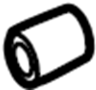 View Bushing. Knuckle. Arm. (Front, Rear, Upper, Lower) Full-Sized Product Image