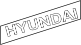 Image of Hatch Emblem image for your 2003 Hyundai Tiburon   