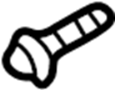 Image of Screw. Cover. Bracket. Bumper. (Lower). Bumper Cover Screw. image for your 2017 Hyundai Veloster 1.6L A/T Turbo Hatchback 