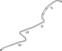 Image of Pipe. (Rear). A/C Refrigerant Suction. image for your 2009 Hyundai Veracruz 3.8L V6 A/T FWD GLS Sport Utility 