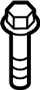 Image of Bolt. Thermostat. Engine. Coolant. A threaded rod with a. image for your 2021 Hyundai Venue   