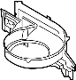 Image of HVAC Blower Motor Housing (Lower) image for your 2021 Hyundai Palisade   
