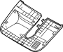 Image of Interior Rear View Mirror Cover (Front, Upper) image for your 2024 Hyundai Elantra N 2.0L Theta II A/T Base Sedan 