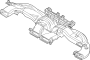 Image of Instrument Panel Air Duct (Upper) image for your 2001 Hyundai Elantra   