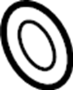 Image of Washer. Arm. Control. Suspension. (Rear, Upper, Lower). A flat disc with a hole. image for your Genesis