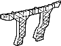 Image of Bumper Cover Bracket (Right, Rear, Upper, Lower) image for your Hyundai