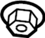 Image of Nut. Sensor. Spot. Blind. A solid metal or plastic. image for your Hyundai Palisade  