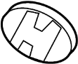 Image of Emblem. (Rear). Emblem or Ornament used. image for your 2013 Hyundai Elantra   