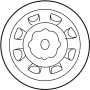 View WHEEL ASSY-STEEL Full-Sized Product Image 1 of 1